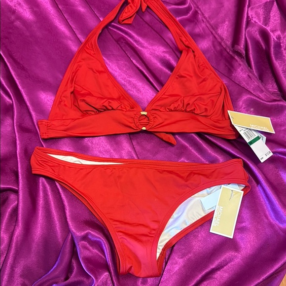 Michale kors size L NWT Red Women's Swimwear Set - Picture 6 of 11